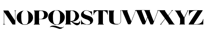 Sugar Serif Solid Font UPPERCASE