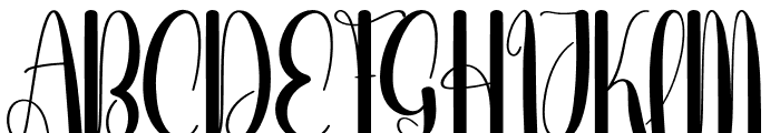 Suggary Font UPPERCASE