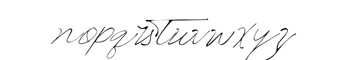 Suggest Script Font LOWERCASE