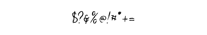 SugihJanji Font OTHER CHARS