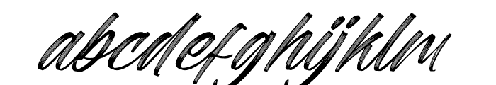 Suithame Italic Font LOWERCASE