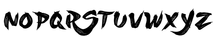 Sukajan Brush Regular Font UPPERCASE