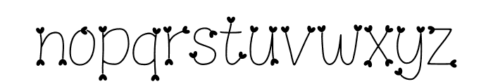 Suki Suki First Love Font LOWERCASE