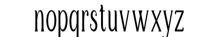 Sulangor Cond Font LOWERCASE