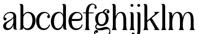 Sulangor Normal Font LOWERCASE