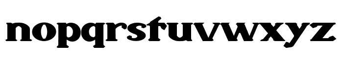 Sulfone Font LOWERCASE
