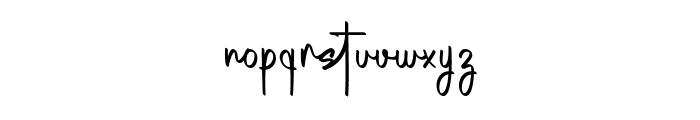 Sultan Signature Font LOWERCASE