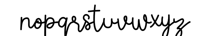Sumiaty Font LOWERCASE
