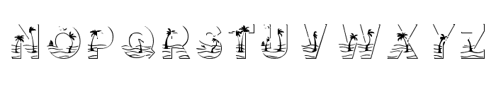 Summer Beach Font 2 Regular Font LOWERCASE