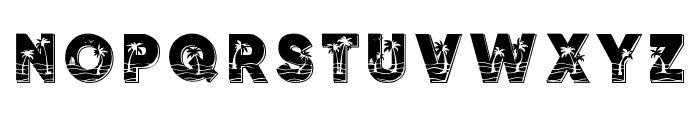 Summer Beach Font 3 Regular Font LOWERCASE