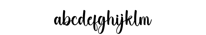 Summer Begin Font LOWERCASE