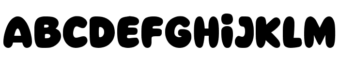 Summer Bubble Regular Font UPPERCASE