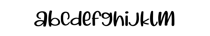 Summer Butterfly Font LOWERCASE