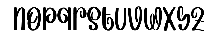 Summer Calligraphy Font LOWERCASE