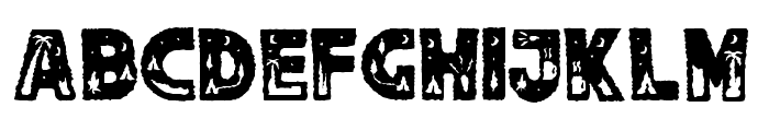 Summer Camp Rough Regular Font LOWERCASE