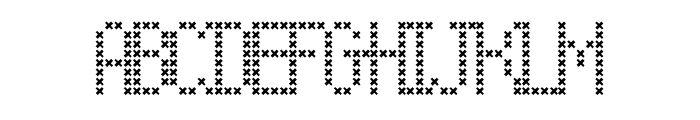 Summer CrossStitchCF Font LOWERCASE