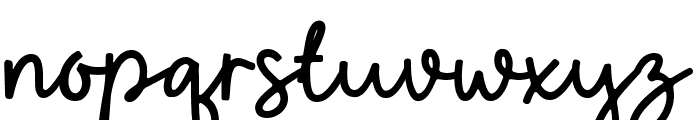 Summer Dear Script Regular Font LOWERCASE