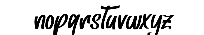 Summer Filling Italic Font LOWERCASE