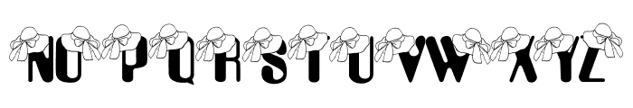 Summer  Hat Font UPPERCASE