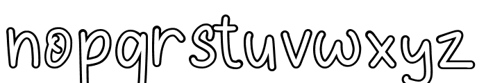 Summer Letter Font LOWERCASE