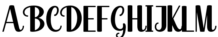 Summer Marule Script Regular Font UPPERCASE