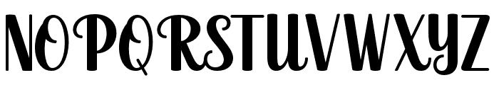 Summer Marule Script Regular Font UPPERCASE