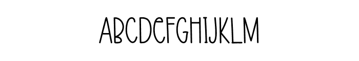 Summer October Font LOWERCASE