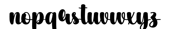 Summer Retro Font LOWERCASE