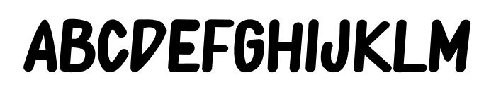 Summer Shotank Font LOWERCASE