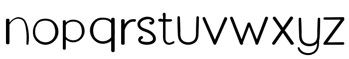 Summer Simple Stacked Regular Font LOWERCASE