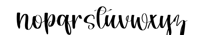 Summer Simple Font LOWERCASE