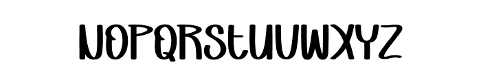 Summer Sometime Font UPPERCASE