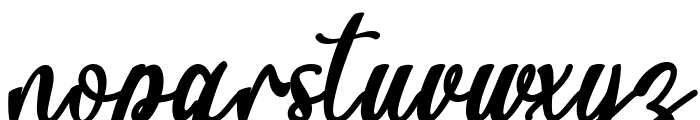Summer View Italic Font LOWERCASE