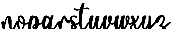 Summer View Font LOWERCASE