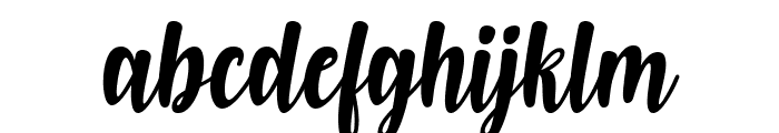 Summer Writing Font LOWERCASE