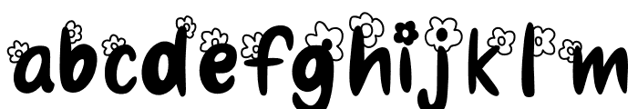 Summer daisy Font LOWERCASE