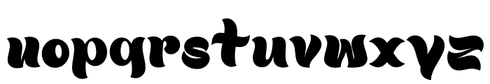 Summer hot Regular Font LOWERCASE