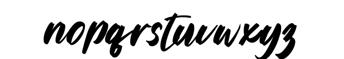 SummerBrush Font LOWERCASE