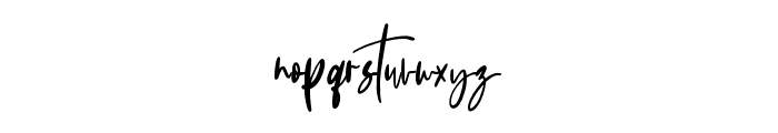 SummerWinter Font LOWERCASE