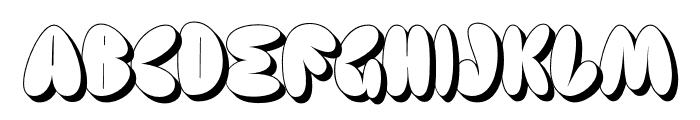 Summerlane-Extrude Font UPPERCASE