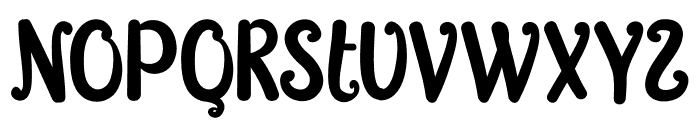 Summorable Font UPPERCASE