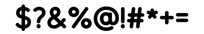 Sumptuous Rounded Black Font OTHER CHARS