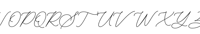 Sumtien Ballerina Font UPPERCASE