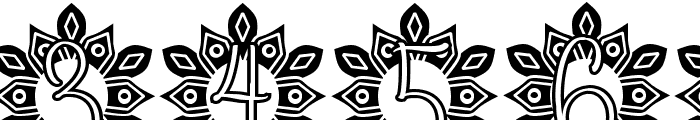 Sun Mandala Monogram Font OTHER CHARS