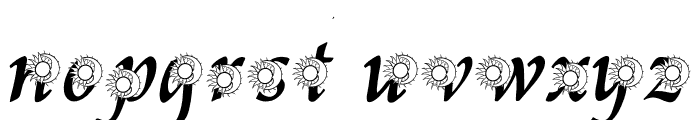 Sun  Moon Font LOWERCASE