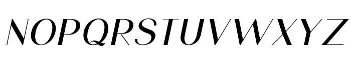 SunGold-Italic Font UPPERCASE