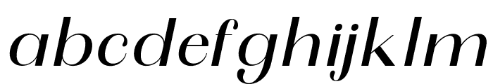 SunGold-Italic Font LOWERCASE