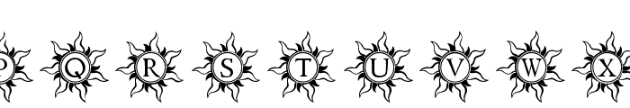 SunMonogram Font LOWERCASE