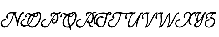 Sundala Script Bold Font UPPERCASE