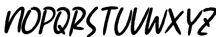 Sunday Buttercup Italic Font UPPERCASE
